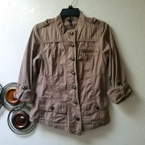 Maurice's Military Style Brown Jacket